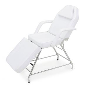 Стол-кушетка FIX-1B белый +стул MA01 белый