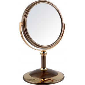 Косметическое зеркало B6"8021 BRZ/G Bronze&Gold