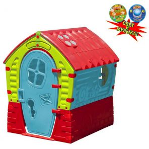 Игровые домики и палатки Лилипут 681 голубой/зеленый/красный