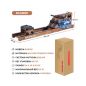   DFC RUNOW Brown Wood (6205B)