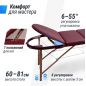   UNIX Med Comfort 3 Section Burgundy