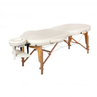 Складной массажный стол Mizomed Premium Oval 2 cream