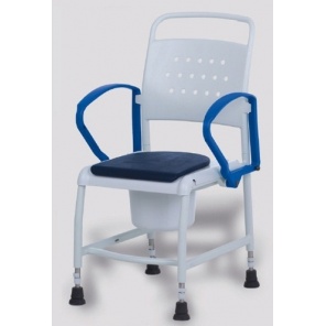 Кресло-туалет Киль серый/синий